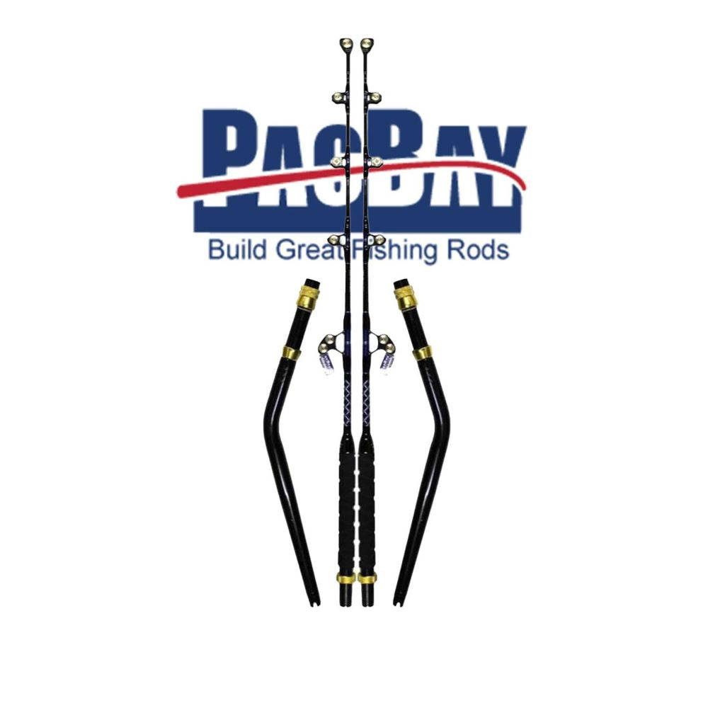 Pair Of Pro Tournament Series Bent and Straight Butt Trolling Rods