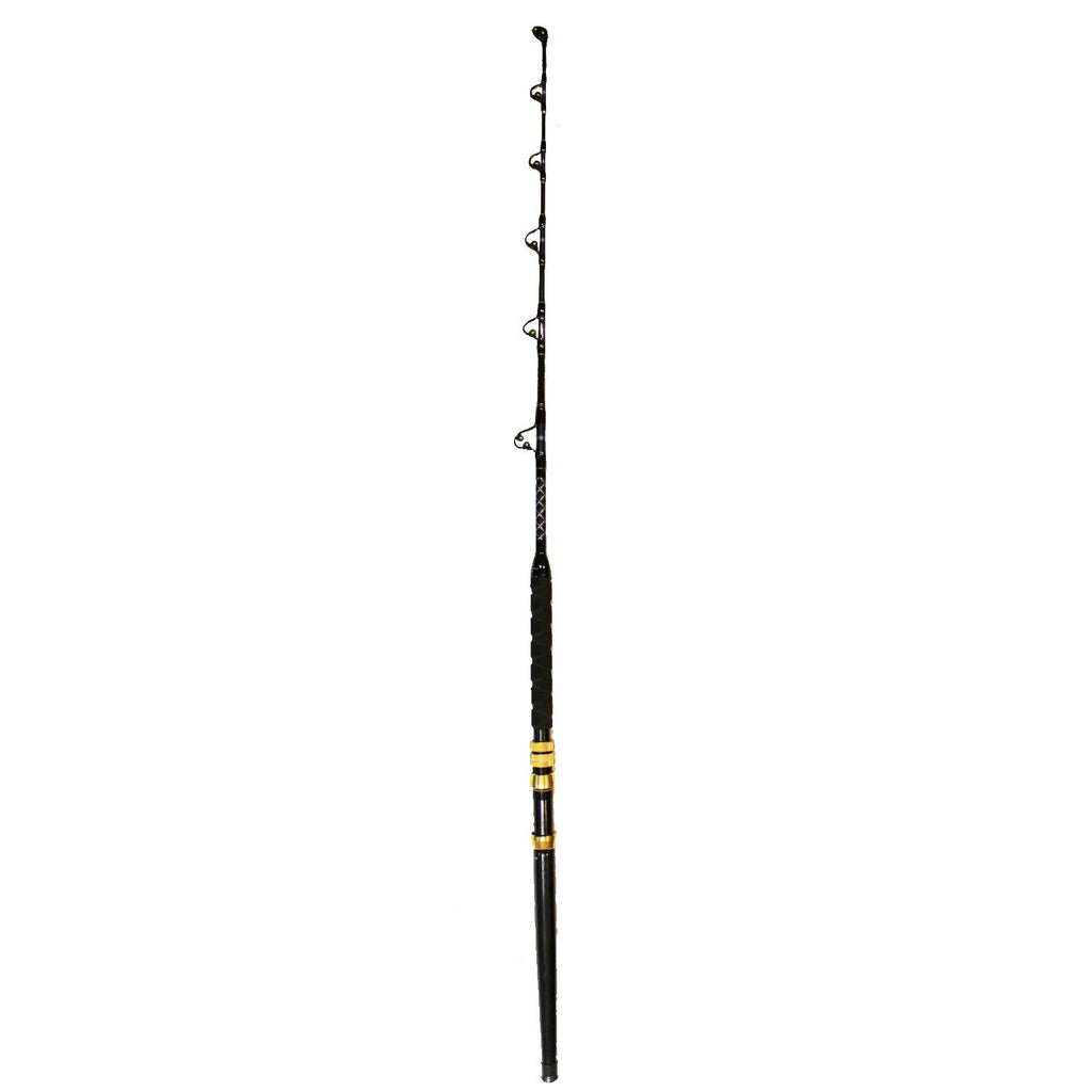 XCALIBER MARINE PRO Tournament Series 6´ 30-50 Saltwater TROLLING Rod  Includes Bent and Straight Butt